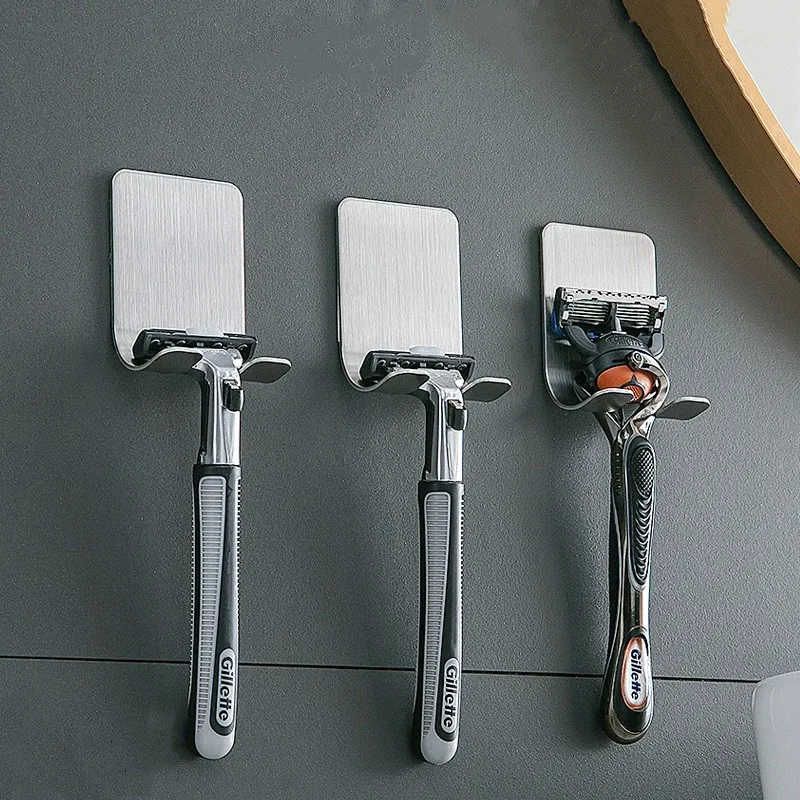 Punch Free razor Holder Shaving Shaver Storage Hook Wall Razor Rack Bathroom Shelf Accessories Kitchen Organizer rangemet 1-3pc
Punch Free razor Holder Shaving Shaver Storage Hook Wall Razor Rack Bathroom Shelf Accessories Kitchen Organizer rangemet 1-3pc