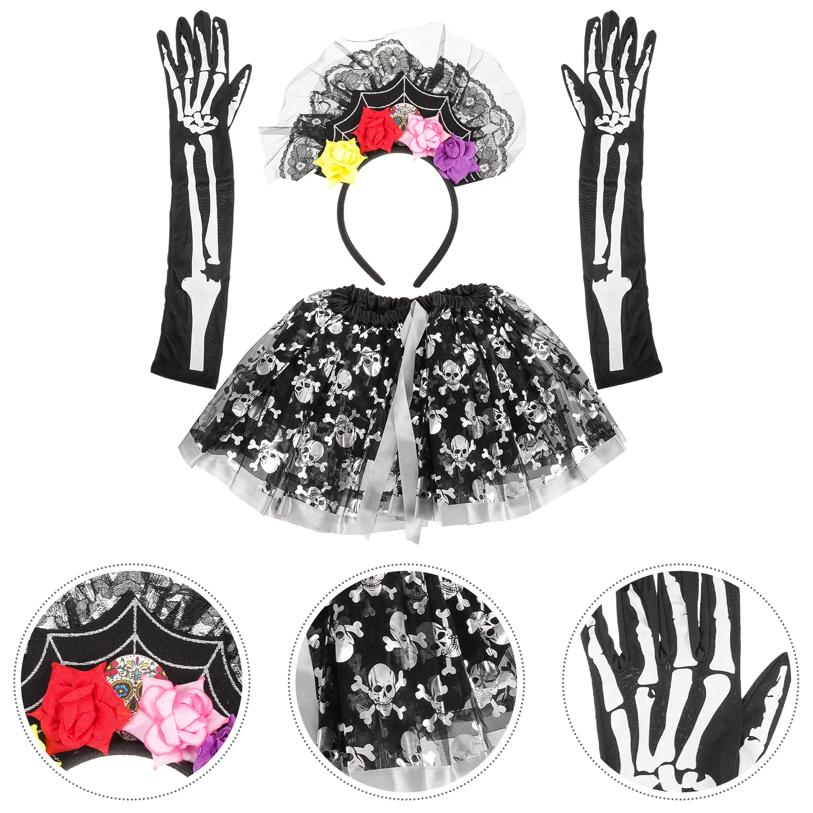 Halloween Costumes Little Girl Clothes Headband Kids Cosplay Children Dress Outfit Tutu Skirt Fabric Gloves
Halloween Costumes Little Girl Clothes Headband Kids Cosplay Children Dress Outfit Tutu Skirt Fabric Gloves