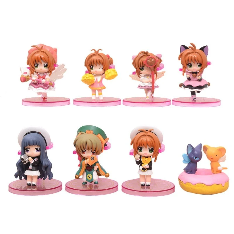 8 Style Anime Lovely Pink Card Captor Sakura Figure Model Car Cake Decorations Kinomoto Sakura Toys Girls Gift PVC Figures Model
8 Style Anime Lovely Pink Card Captor Sakura Figure Model Car Cake Decorations Kinomoto Sakura Toys Girls Gift PVC Figures Model
