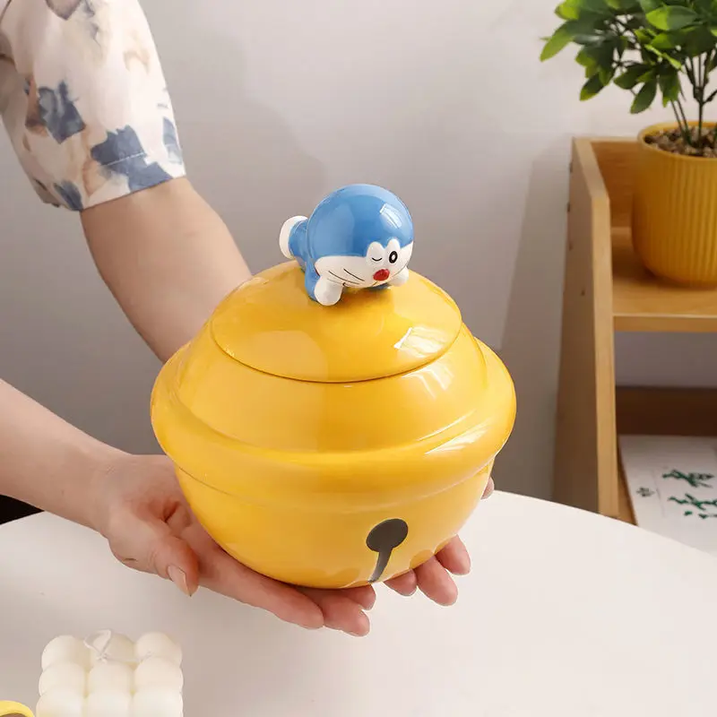 Cartoon Anime Doraemoned Ceramic Storage Jar With Cover Cute Bell Candy Biscuit Snack Cereal Storage Box Kitchen Home Organizer
Cartoon Anime Doraemoned Ceramic Storage Jar With Cover Cute Bell Candy Biscuit Snack Cereal Storage Box Kitchen Home Organizer