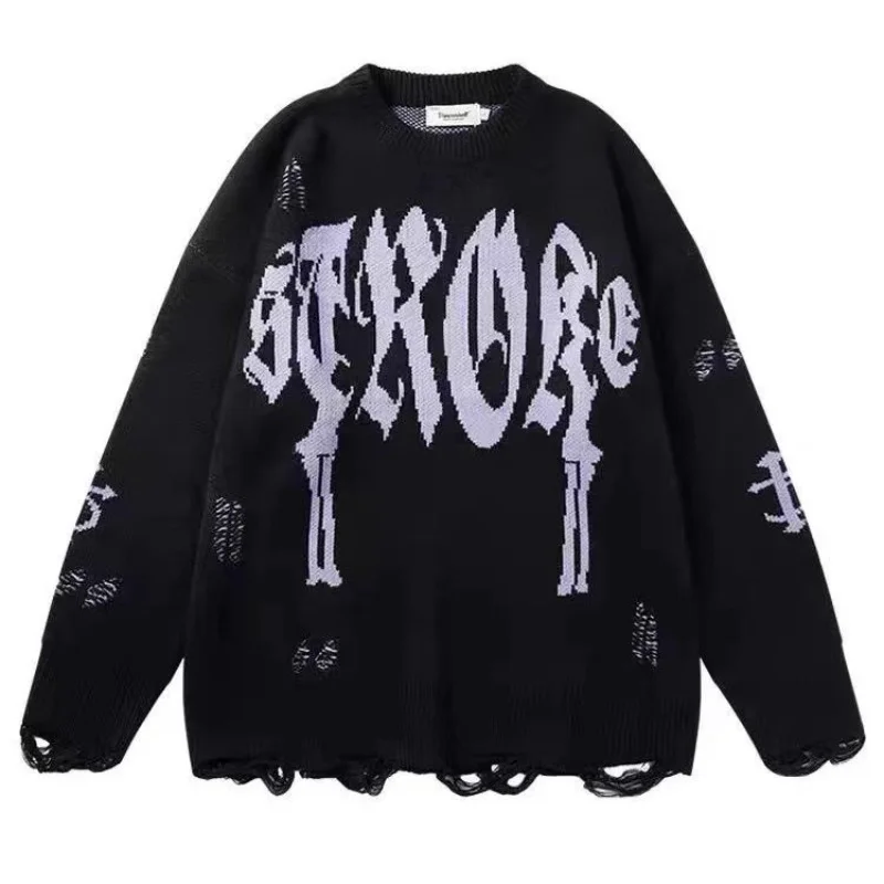 2023 New American Retro Gothic Print Pullover Sweaters Men's Y2K Street Leisure Trend Joker Sweater Couple Fashion Loose Sweater
2023 New American Retro Gothic Print Pullover Sweaters Men's Y2K Street Leisure Trend Joker Sweater Couple Fashion Loose Sweater