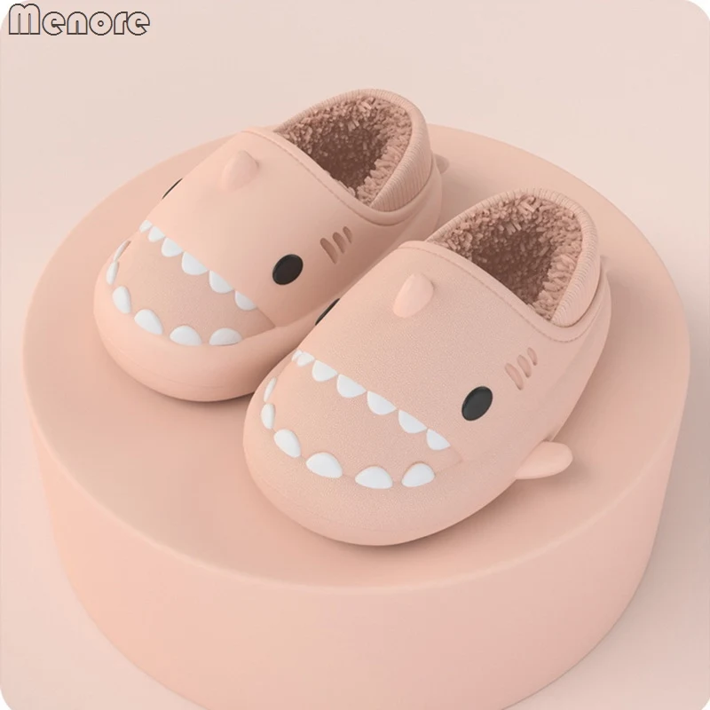 Toddler Kids Warm Winter Slippers Cartoon Shark Cotton Shoes Children Waterproof Furry Lining Slides Couple Home Cotton Slippers 
Toddler Kids Warm Winter Slippers Cartoon Shark Cotton Shoes Children Waterproof Furry Lining Slides Couple Home Cotton Slippers