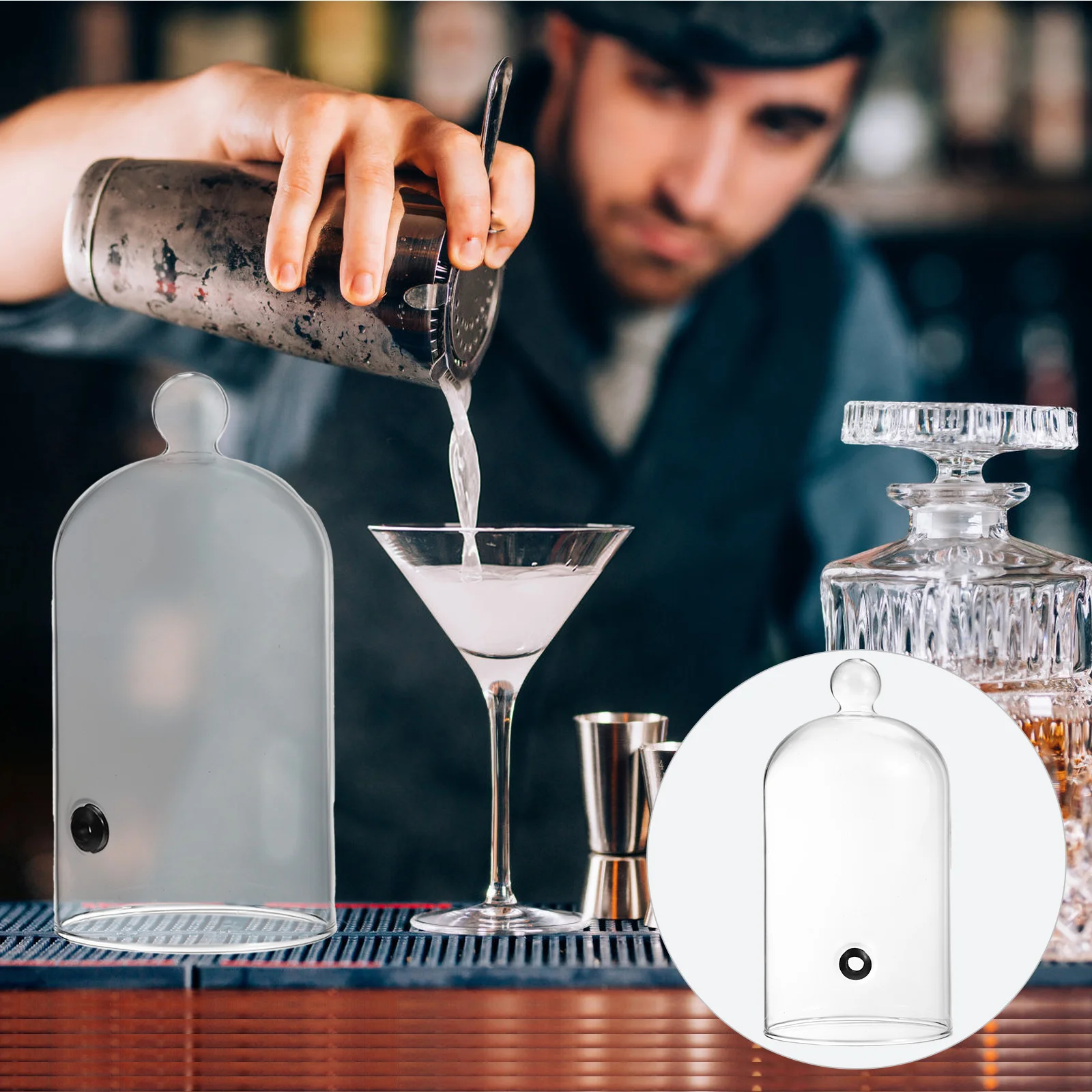 Glass Hood Dust-proof Food Cover Plate Clear Fruit Kitchenware Dessert Cake Microwave 
Glass Hood Dust-proof Food Cover Plate Clear Fruit Kitchenware Dessert Cake Microwave