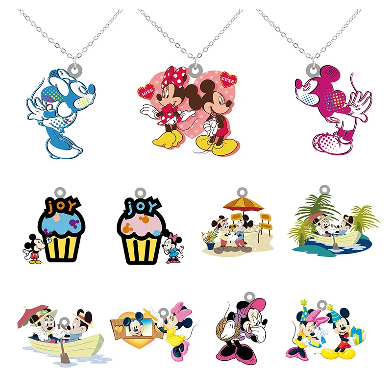 Disney Cartoon Mickey Minnie Pattern Pendant Necklace Epoxy Resin Design Compact Jewelry Long Chain Necklace Epoxy Resin Jewelry
Disney Cartoon Mickey Minnie Pattern Pendant Necklace Epoxy Resin Design Compact Jewelry Long Chain Necklace Epoxy Resin Jewelry