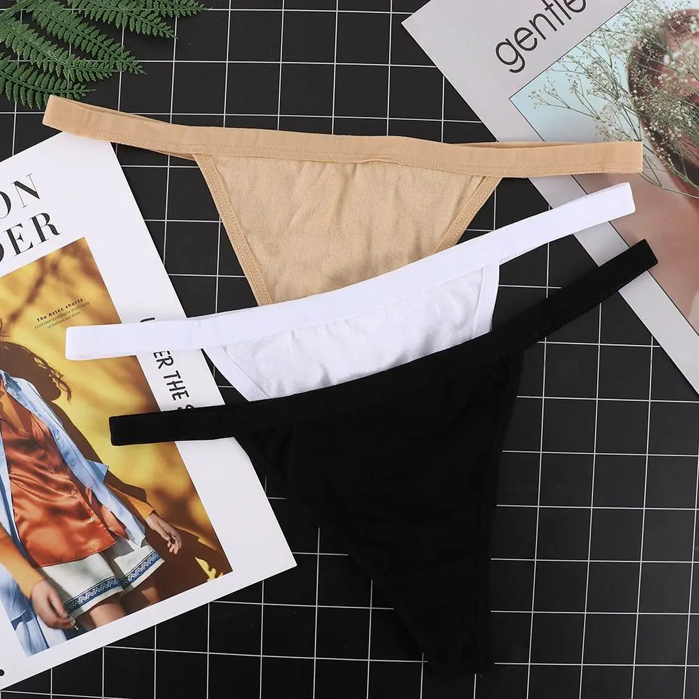 Women Cotton G-string Panties Thongs Sexy Underwear Pantys Low-Waist Female Seamless Underpants T-back Girl Lingerie 
Women Cotton G-string Panties Thongs Sexy Underwear Pantys Low-Waist Female Seamless Underpants T-back Girl Lingerie