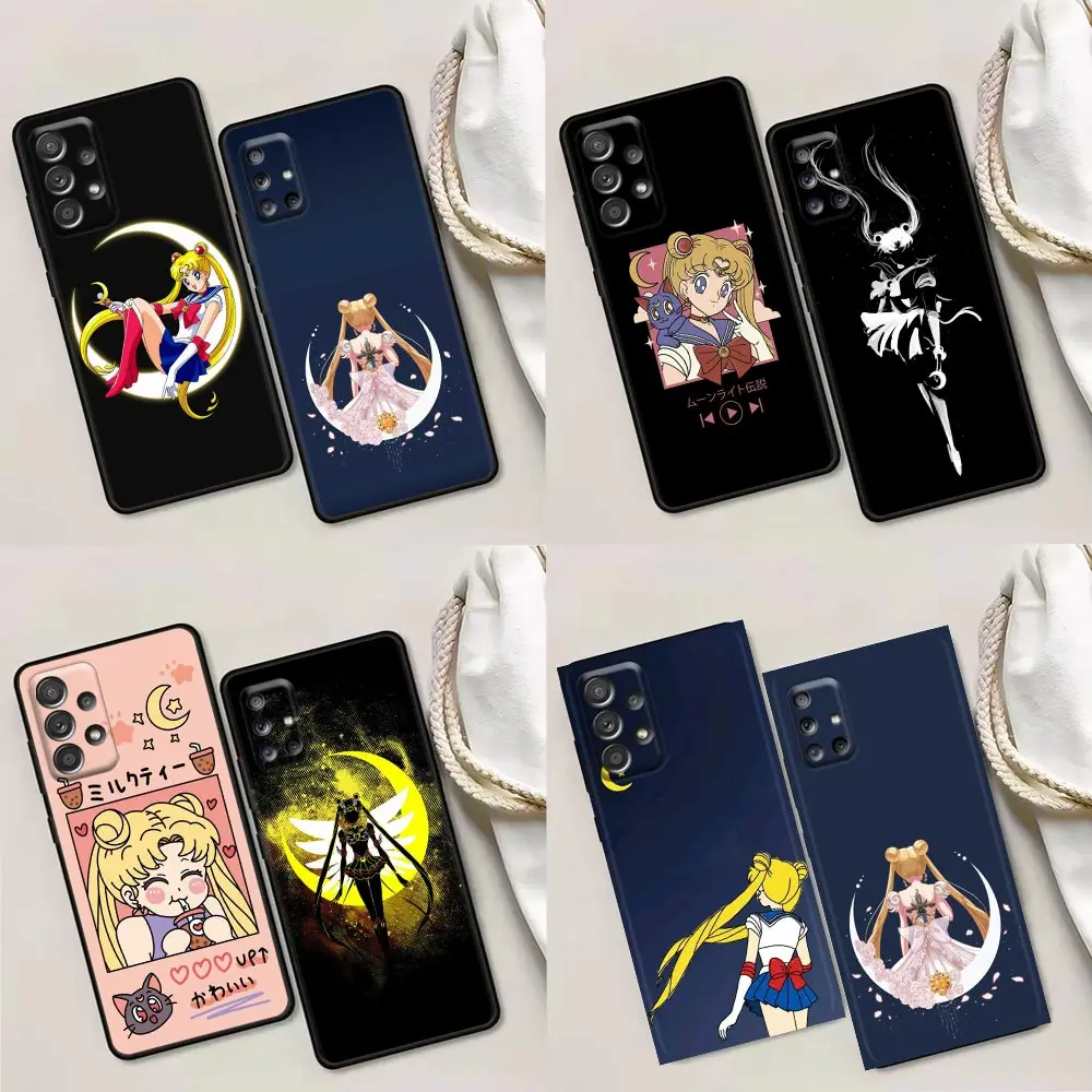 Cute Anime Sailor Moon Phone Case for Samsung A01 A02 A03s A11 A12 A21s A32 A41 A72 A52s 5G A91 A91s Case Soft Silicone
Cute Anime Sailor Moon Phone Case for Samsung A01 A02 A03s A11 A12 A21s A32 A41 A72 A52s 5G A91 A91s Case Soft Silicone