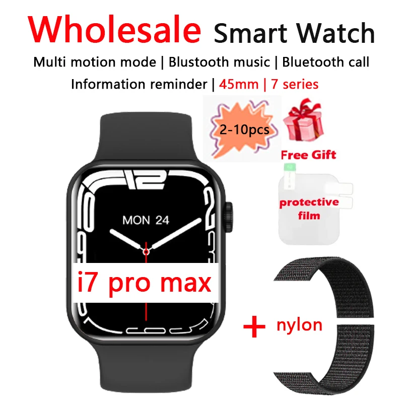 4/5/6/10PCS i7 Pro Max Smart Watch Bluetooth Call Sleep Monitor Hreat Rate Fintess Tracker 1.75 inch Waterproof pk X8 PRO MAX
4/5/6/10PCS i7 Pro Max Smart Watch Bluetooth Call Sleep Monitor Hreat Rate Fintess Tracker 1.75 inch Waterproof pk X8 PRO MAX