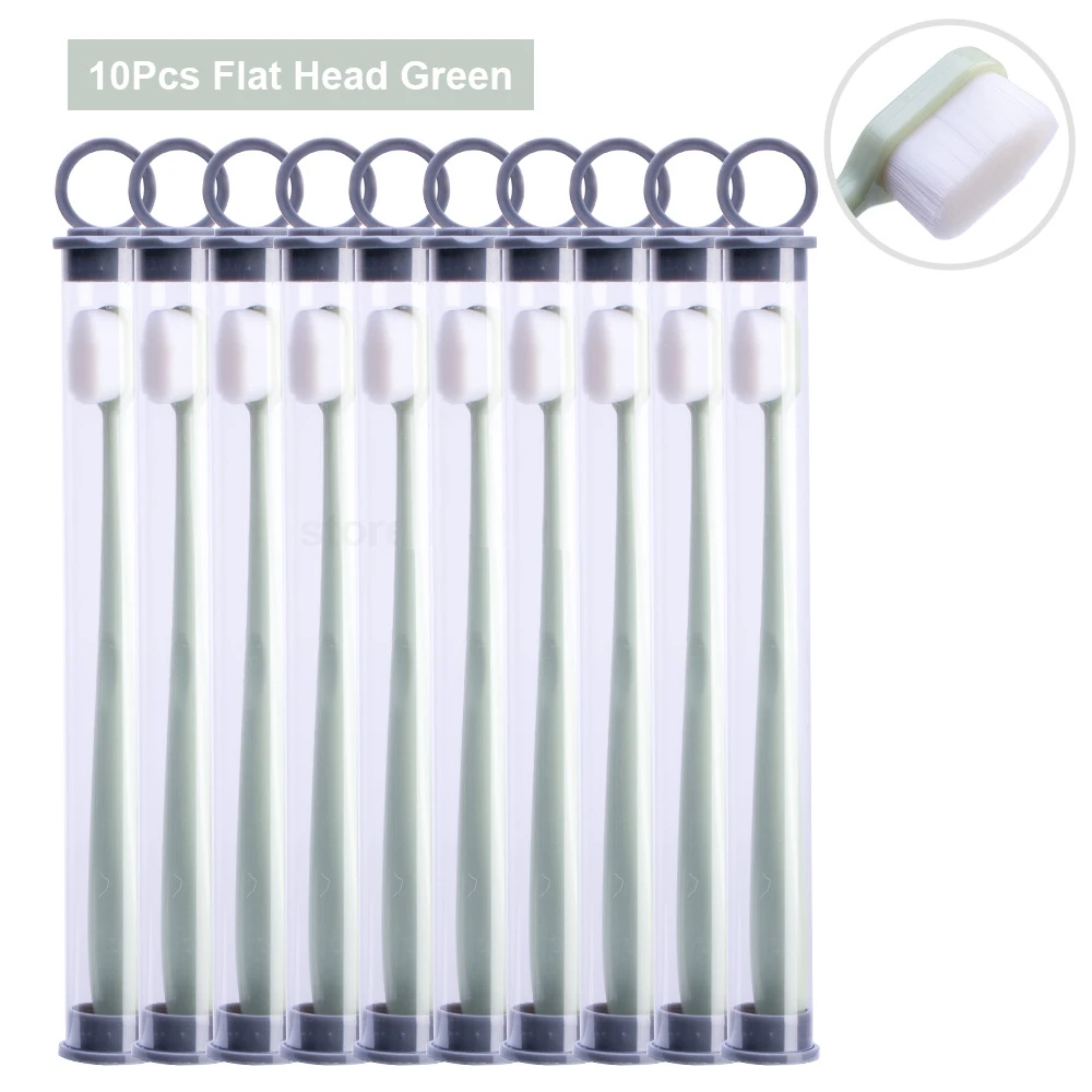 10pcs Ultra-thin Toothbrushes Wave Nano Million Bristles Micro Soft Tooth Brush With Holder Portable Oral Care Eco Product Kit
10pcs Ultra-thin Toothbrushes Wave Nano Million Bristles Micro Soft Tooth Brush With Holder Portable Oral Care Eco Product Kit