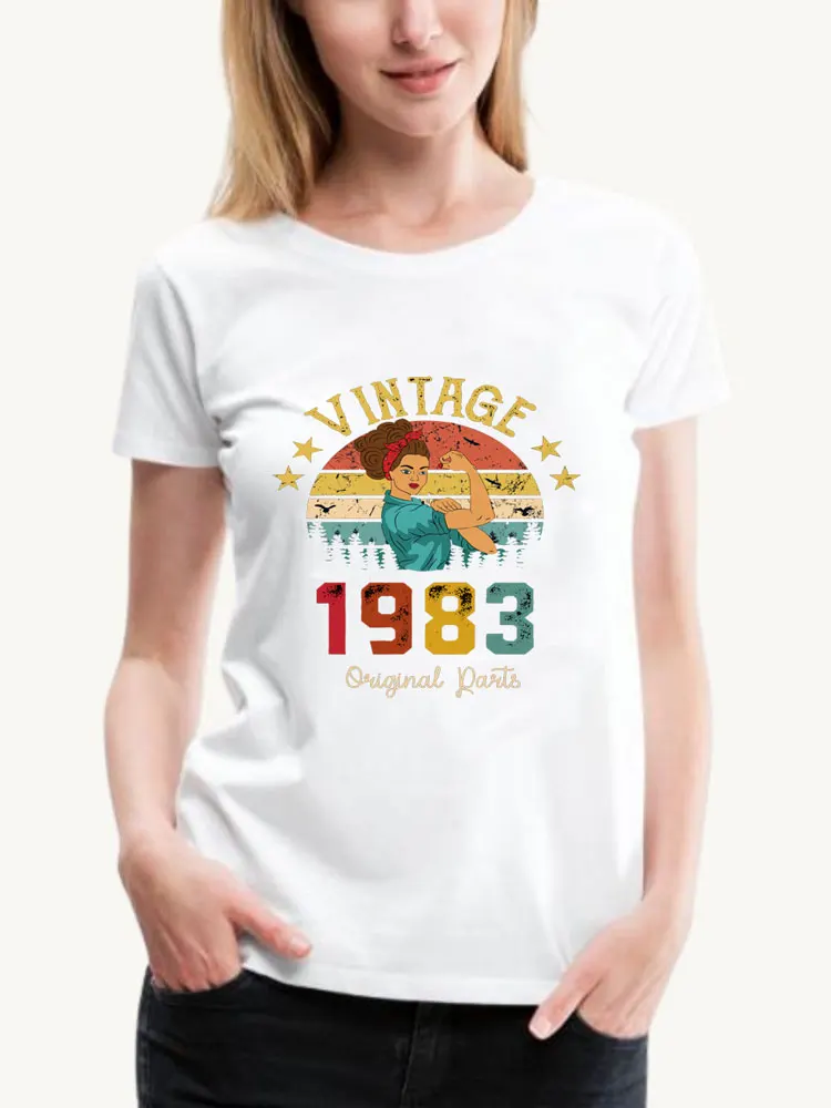 Classic Summer Womens Tee shirt Tops Tees Vintage 80s Graphic Funny Retro Birthday Gift for Mom Wife Girl 1983 1984 1985
Classic Summer Womens Tee shirt Tops Tees Vintage 80s Graphic Funny Retro Birthday Gift for Mom Wife Girl 1983 1984 1985