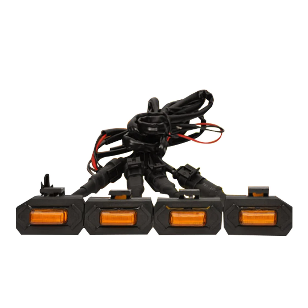 4pcs Waterproof Front Grille Light Decoration With Fuse Led Safe Driving Amber Car Accessories High Brightness Fit For Off Road
4pcs Waterproof Front Grille Light Decoration With Fuse Led Safe Driving Amber Car Accessories High Brightness Fit For Off Road