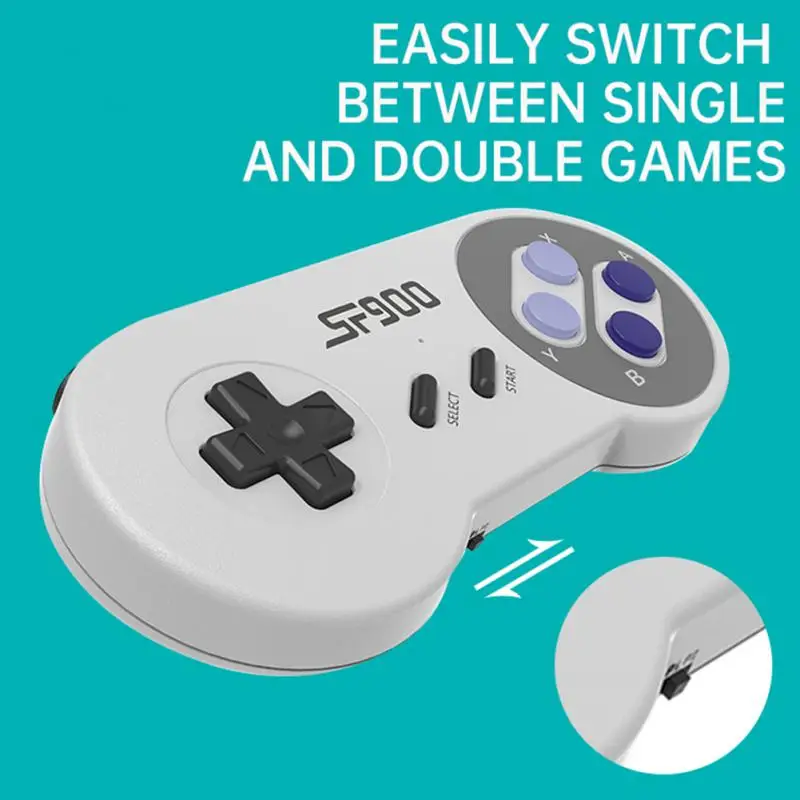 SF900 Retro HD TV Video Gaming Console For Sega Genesis Game with 2 Gamepad 2.4G Wireless Receiver Built-in 926 Classic Games
SF900 Retro HD TV Video Gaming Console For Sega Genesis Game with 2 Gamepad 2.4G Wireless Receiver Built-in 926 Classic Games