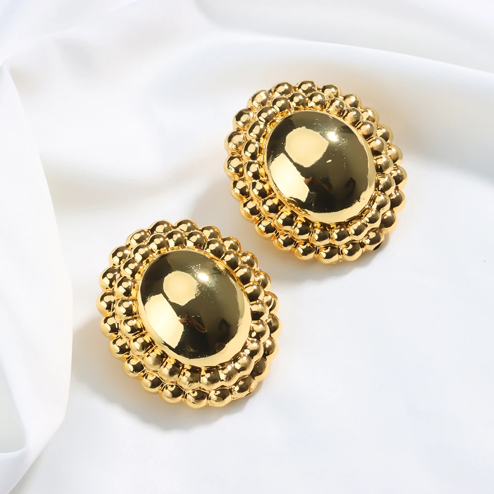 Clip Earrings Jewelry for Women African Fashion Dubai Wedding Earrings for Bridal Design Gold Plated Nigerian Accessories
Clip Earrings Jewelry for Women African Fashion Dubai Wedding Earrings for Bridal Design Gold Plated Nigerian Accessories