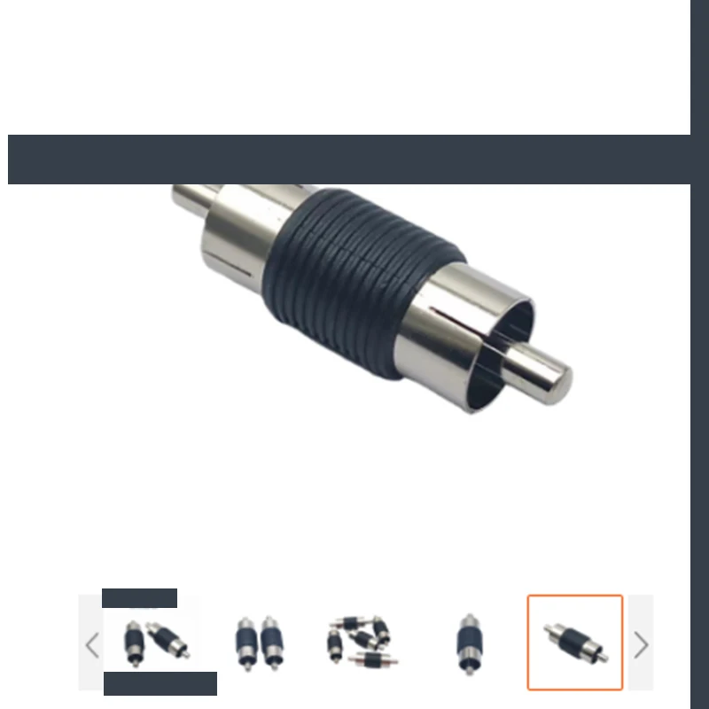 Адаптеры RCA male-male FVJVYE
Адаптеры RCA male-male FVJVYE