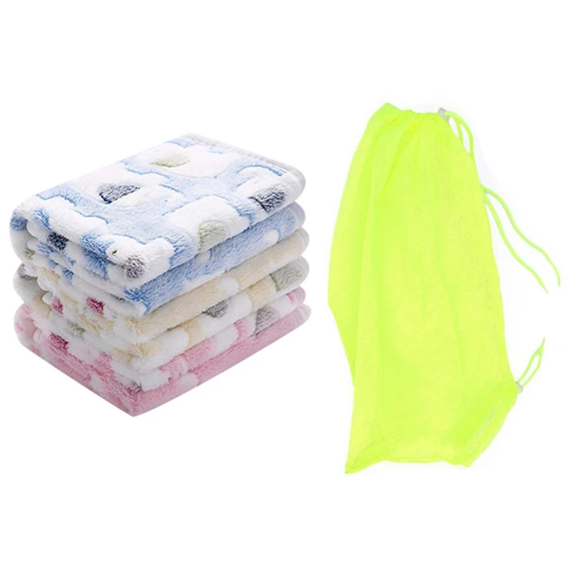 Pet Cat Grooming Washing Bath Bag, Polyester Mesh Bag & 1 Pack 3 Blankets Super Soft Fluffy Premium Coral Fleece
Pet Cat Grooming Washing Bath Bag, Polyester Mesh Bag & 1 Pack 3 Blankets Super Soft Fluffy Premium Coral Fleece