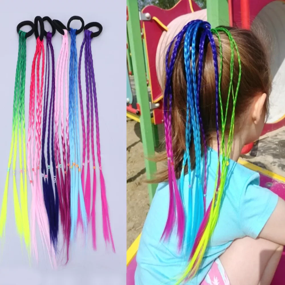 Colorful Gradient Headband Girls Twist Braid Rope Simple Rubber Band Hair Accessories Kids Wig Rope Hair Braider Tools Headwear
Colorful Gradient Headband Girls Twist Braid Rope Simple Rubber Band Hair Accessories Kids Wig Rope Hair Braider Tools Headwear