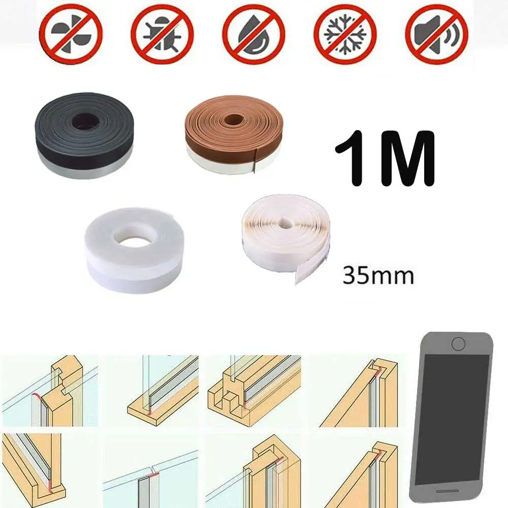 Self-Adhesive Silicone Sealing Strip Window Rubber Seal Weatherstrip Windproof Dust Door Windshield Sealing Tape
Self-Adhesive Silicone Sealing Strip Window Rubber Seal Weatherstrip Windproof Dust Door Windshield Sealing Tape