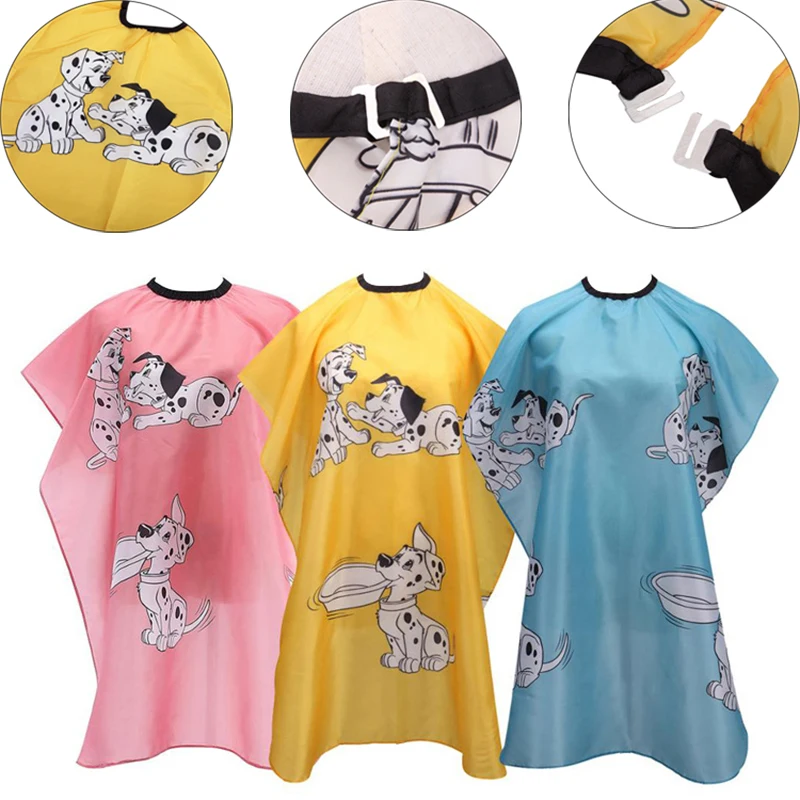 Hairdressing Children Kid Cartoon Cape Waterproof Hair Cutting Dyeing Clothes Apron Wrap Pro Salon Barber Styling Tools
Hairdressing Children Kid Cartoon Cape Waterproof Hair Cutting Dyeing Clothes Apron Wrap Pro Salon Barber Styling Tools