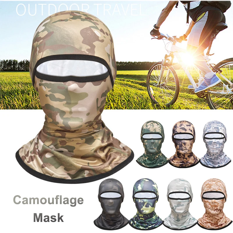 Tactical Camouflage Mask Balaclava Outdoor Sport Riding Motorcycle Mask Hat Fishing Camping Hunting Headgear Ice Silk Mask Scarf
Tactical Camouflage Mask Balaclava Outdoor Sport Riding Motorcycle Mask Hat Fishing Camping Hunting Headgear Ice Silk Mask Scarf