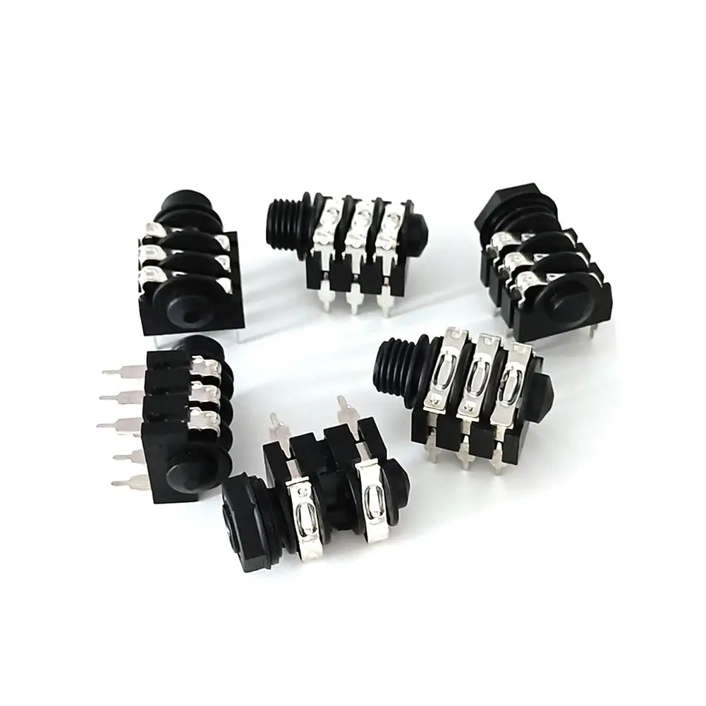 10pcs 6.35 Audio Socket 6.5 Input Stereo Connector Jack Microphone Socket 4p/6p Positive / Negative Microphone Speaker
10pcs 6.35 Audio Socket 6.5 Input Stereo Connector Jack Microphone Socket 4p/6p Positive / Negative Microphone Speaker