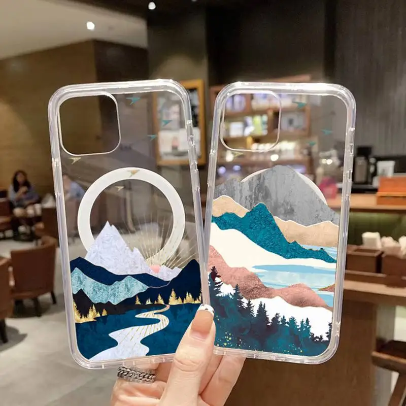 sunrise mountains Phone Case For iPhone 13 12 11 Mini Pro Max transparent Super Magnetic MagSafe Cover
sunrise mountains Phone Case For iPhone 13 12 11 Mini Pro Max transparent Super Magnetic MagSafe Cover