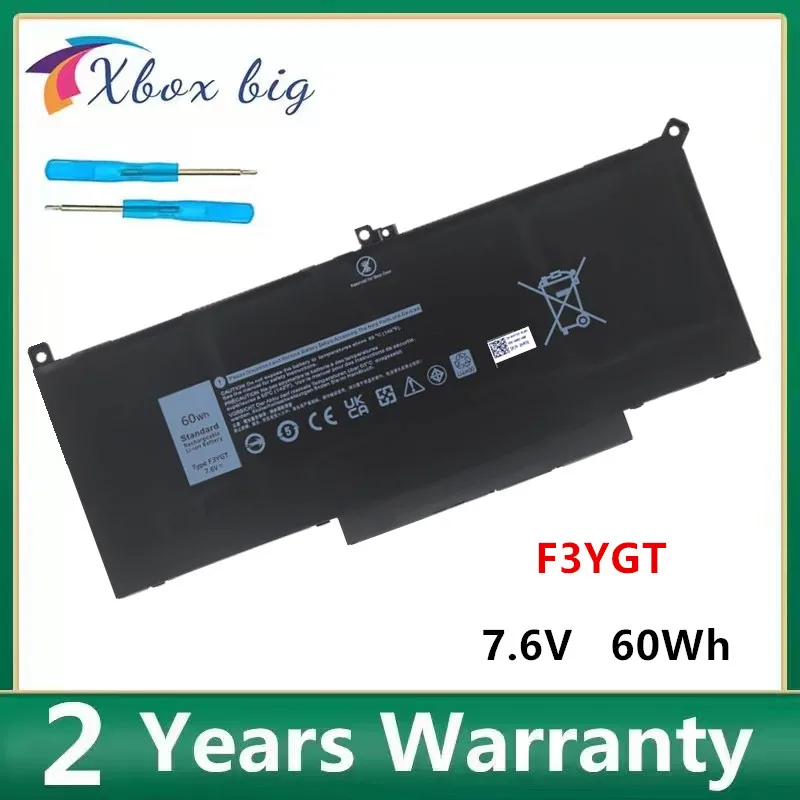 

F3YGT 7.6V 60WH Laptop Battery For Dell Latitude 12 13 14 7280 7290 7380 7390 7480 7490 E7280 E7290 E7380 E7390 DJ1J0