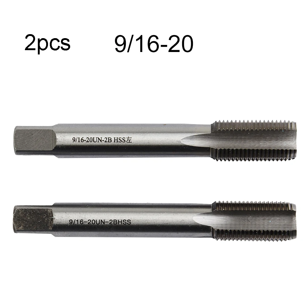 2Pcs 9/16'' - 20 Right & Left Hand Thread Tap HSS TPI Machine Plug Tap Screw Tap Drill Thread Tool For Bike Crank Repair
2Pcs 9/16'' - 20 Right & Left Hand Thread Tap HSS TPI Machine Plug Tap Screw Tap Drill Thread Tool For Bike Crank Repair