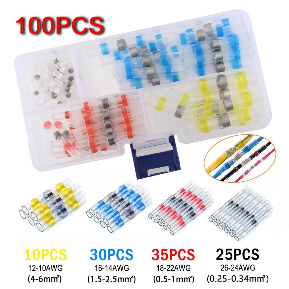 Heat Shrink Wire Connector Solder Waterproof Extension Electrical Insulated Tube Repair Auto Accessory
Heat Shrink Wire Connector Solder Waterproof Extension Electrical Insulated Tube Repair Auto Accessory