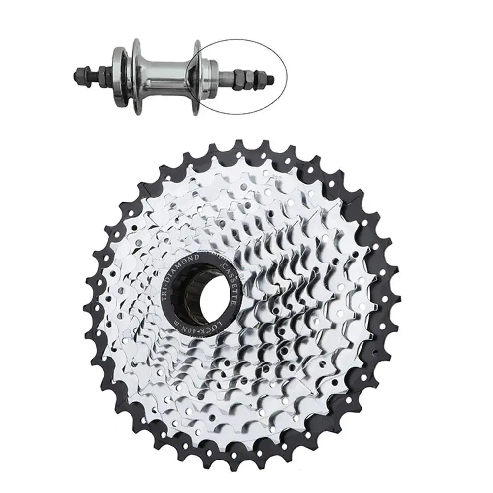 Bicycle Freewheel 6 7 8 9 10 Speed 11t-36t Mountain Bike High-strength Steel Modified Threaded Flywheel 
Bicycle Freewheel 6 7 8 9 10 Speed 11t-36t Mountain Bike High-strength Steel Modified Threaded Flywheel