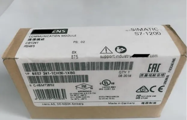 New Original In BOX CB1241 6ES7241-1CH30-1XB0 6ES7 241-1CH30-1XB0 {Warehouse stock} 1 Year Warranty Shipment within 24 hours
New Original In BOX CB1241 6ES7241-1CH30-1XB0 6ES7 241-1CH30-1XB0 {Warehouse stock} 1 Year Warranty Shipment within 24 hours