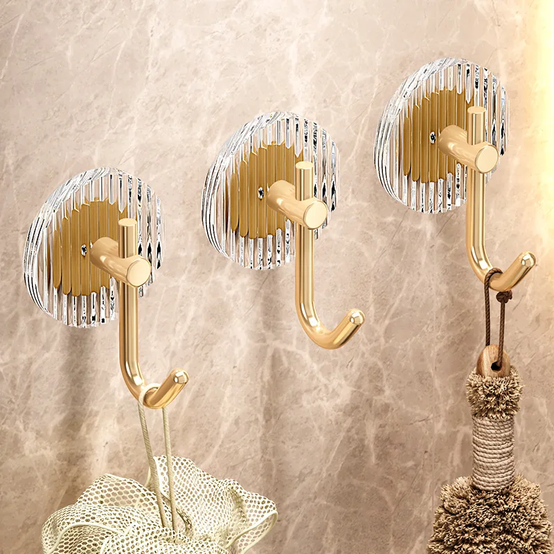 1PCS Acrylic Bathroom Shower Hooks Clear Gold Wall Hook Luxury Key Bag Holders Punch-free Towel Holder Home Accessories
1PCS Acrylic Bathroom Shower Hooks Clear Gold Wall Hook Luxury Key Bag Holders Punch-free Towel Holder Home Accessories