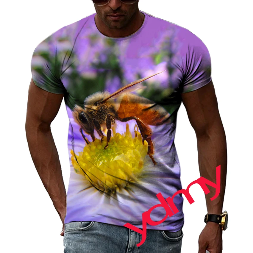 New Tide Fashion Summer Beehive Picture Bee Men's T-shirt Casual Print Tees Hip Hop Personality Round Neck Short Sleev Tops
New Tide Fashion Summer Beehive Picture Bee Men's T-shirt Casual Print Tees Hip Hop Personality Round Neck Short Sleev Tops