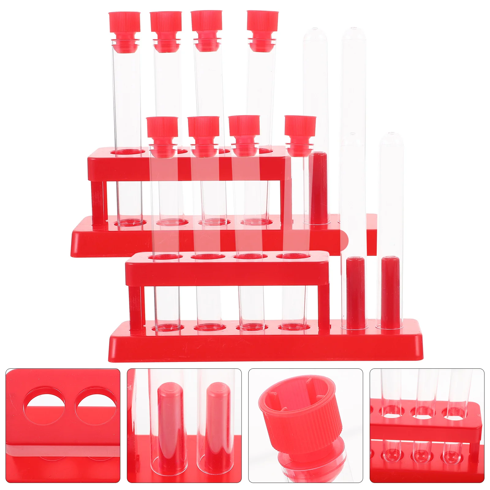 Plastic Containers Test Tube Kit Experiment Tubes Clear Suite Testing Caps Sample Kids Child
Plastic Containers Test Tube Kit Experiment Tubes Clear Suite Testing Caps Sample Kids Child