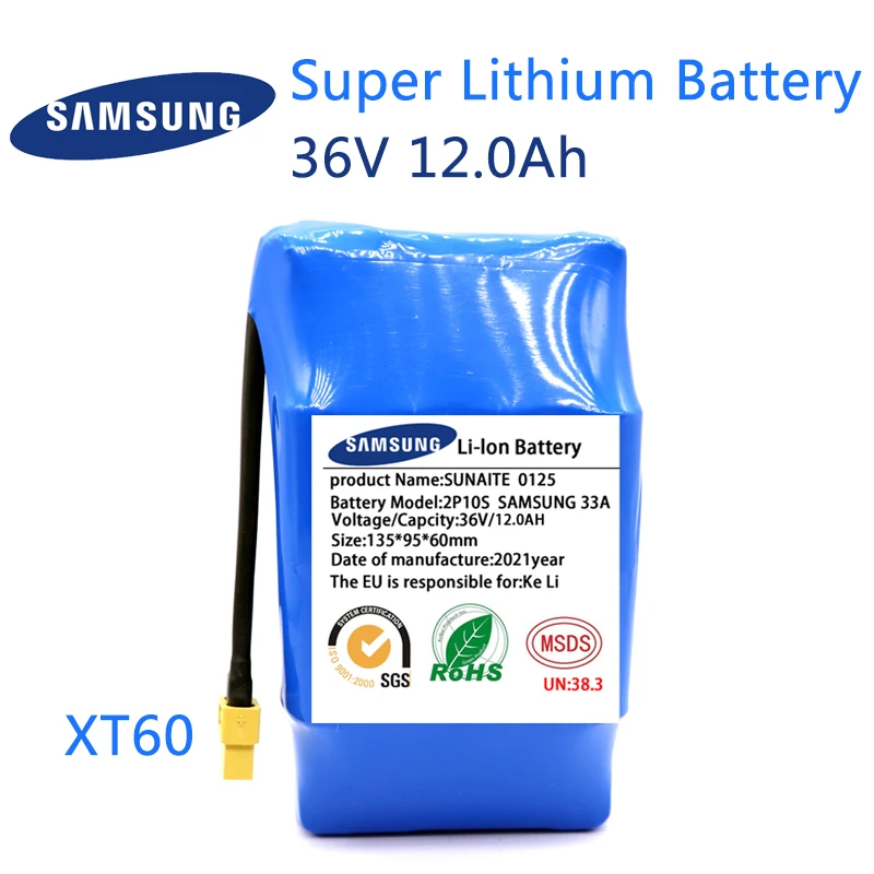 36V Battery Pack 18650 Battery 6Ah-12Ah Rechargeable Lithium ion battery for Electric Self Balancing Scooter HoverBoard Unicycle
36V Battery Pack 18650 Battery 6Ah-12Ah Rechargeable Lithium ion battery for Electric Self Balancing Scooter HoverBoard Unicycle
