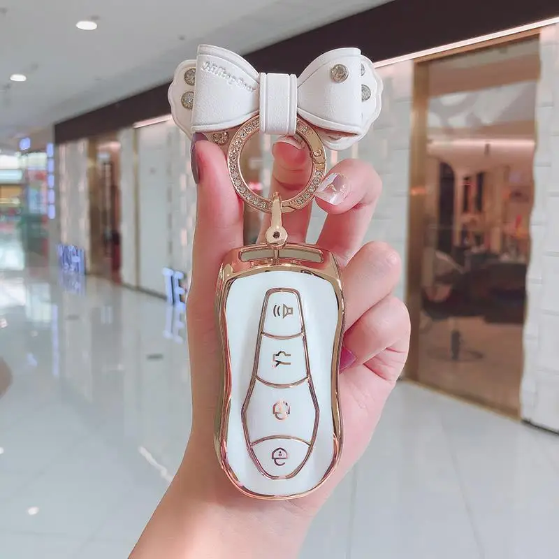 ТПУ Автомобильный Дистанционный ключ раньше для Geely Azkarra Tugella FY11 2019 2020 Atlas Pro Новый Emgrand GS X6 SUV EC7 Стильный чехол Аксессуары