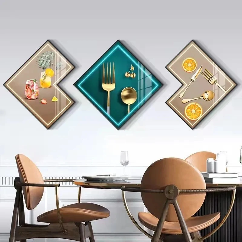 3 Pieces/set Restaurant Living Room Murals High-end Modern Minimalist Hotel Wall Triptych Fashion Personality Hanging Paintings 
3 Pieces/set Restaurant Living Room Murals High-end Modern Minimalist Hotel Wall Triptych Fashion Personality Hanging Paintings