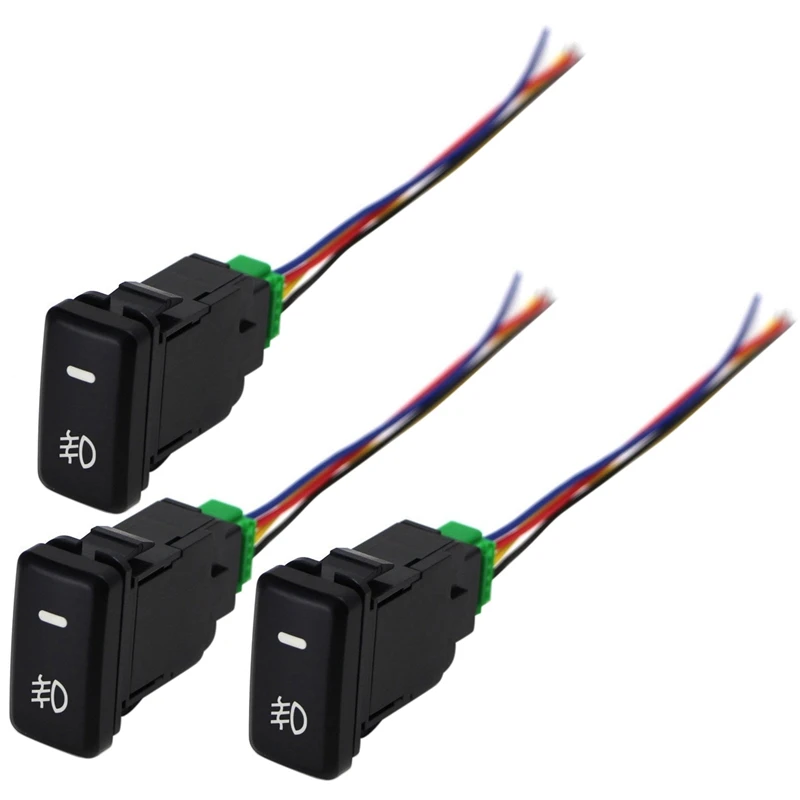 3X Auto Retrofit Switch Waterproof Toggle Switch Fog Lamp Switch with 4 Line for Toyota Lexus White Light
3X Auto Retrofit Switch Waterproof Toggle Switch Fog Lamp Switch with 4 Line for Toyota Lexus White Light