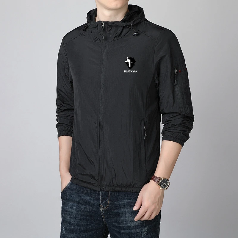 2023 Summer Sun Protection Skin Coats Men Ultra-Light Sportswear Hooded Outwear Men Windbreaker Casual Solid Color Jackets
2023 Summer Sun Protection Skin Coats Men Ultra-Light Sportswear Hooded Outwear Men Windbreaker Casual Solid Color Jackets