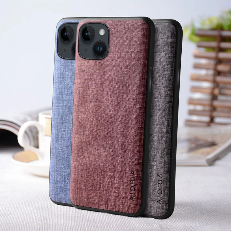 Case for IPhone 14 Pro Max 14 Plus Funda Textile Texture Leather Soft TPU Hard PC Phone Cover for IPhone 14 Pro Max Case Capa
Case for IPhone 14 Pro Max 14 Plus Funda Textile Texture Leather Soft TPU Hard PC Phone Cover for IPhone 14 Pro Max Case Capa