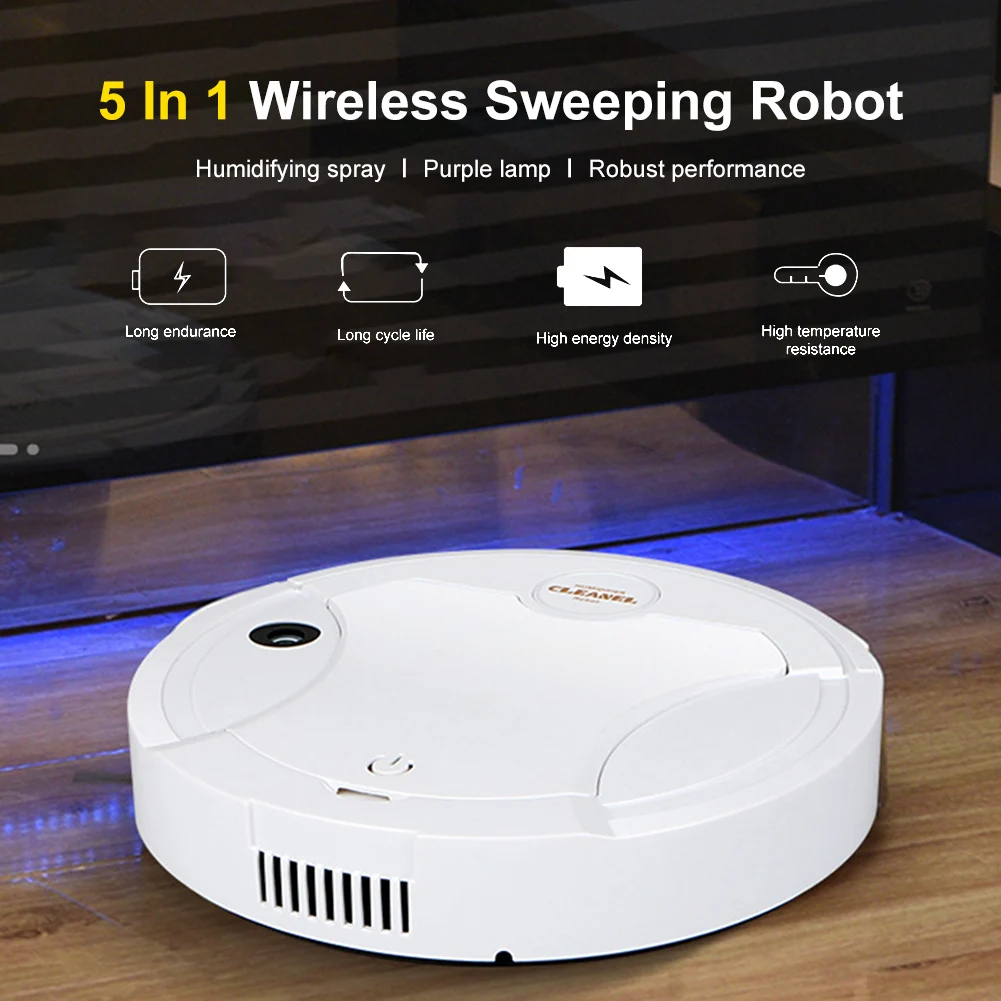 Universal Sweeping Robot Household Wireless Cleaner Multifunction Intelligent Floor Sweeping Mopping Machine Cleaning Tool
Universal Sweeping Robot Household Wireless Cleaner Multifunction Intelligent Floor Sweeping Mopping Machine Cleaning Tool