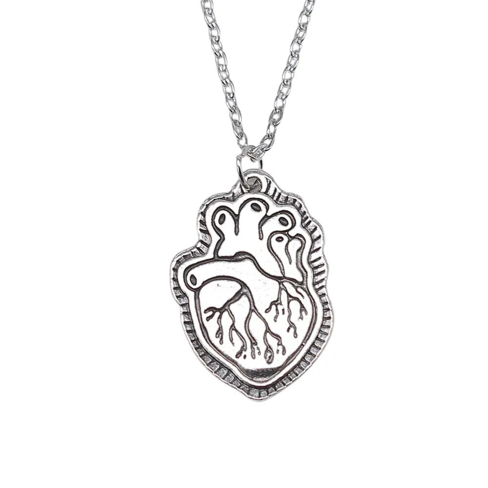 Heart Cardiac Organ Necklace Handmade,Silver Color,Women Jewelry Accessory High Quality Pendant Gift
Heart Cardiac Organ Necklace Handmade,Silver Color,Women Jewelry Accessory High Quality Pendant Gift