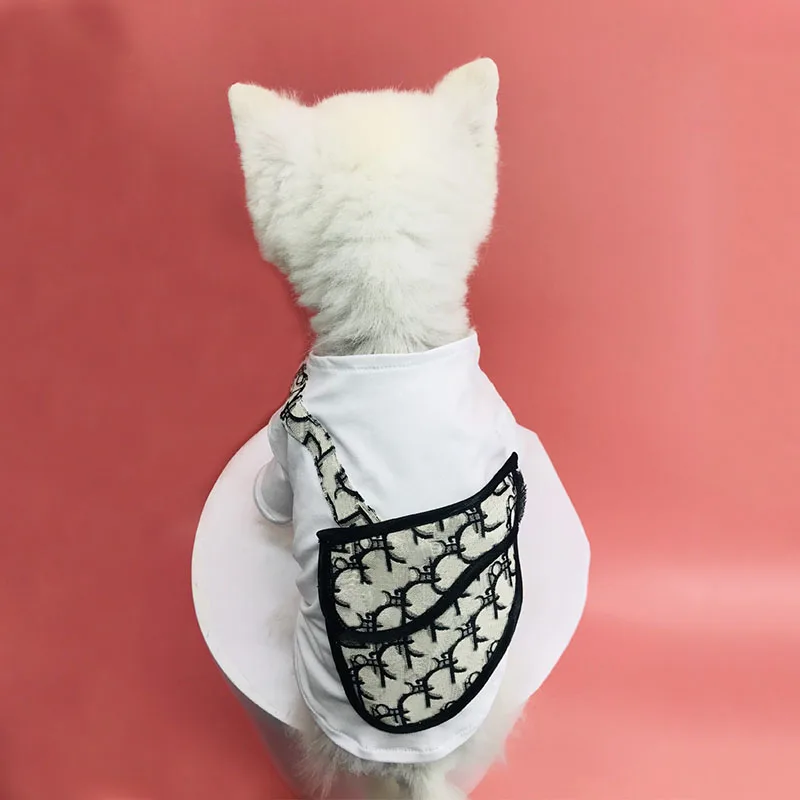 Puppy Clothes Dog T-shirt Cotton Vest Designer Dog Clothes Cat Schnauzer Costume 100% Cotton
Puppy Clothes Dog T-shirt Cotton Vest Designer Dog Clothes Cat Schnauzer Costume 100% Cotton