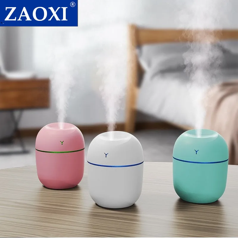 ZAOXI Mini Air Humidifier 220ML Aroma Essential Oil Humidificador Diffuser Portable Humidifier for Home with LED Night Lamp
ZAOXI Mini Air Humidifier 220ML Aroma Essential Oil Humidificador Diffuser Portable Humidifier for Home with LED Night Lamp