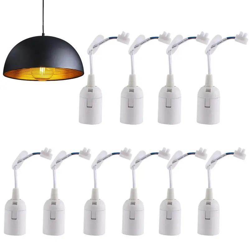 E27 Socket With Cable 10pcs E27 Lamp Socket Lantern Cord Cable Shop And Family Hangings Light Cord With Bulb Socket Safe Lamp
E27 Socket With Cable 10pcs E27 Lamp Socket Lantern Cord Cable Shop And Family Hangings Light Cord With Bulb Socket Safe Lamp