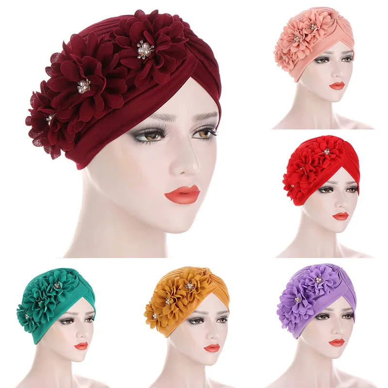Fashion Diamonds Flower Turban Cap Muslim Elastic Pleated Bonnet Hijabs Hat Soild Color Arab Head Wraps Indian Hats
Fashion Diamonds Flower Turban Cap Muslim Elastic Pleated Bonnet Hijabs Hat Soild Color Arab Head Wraps Indian Hats