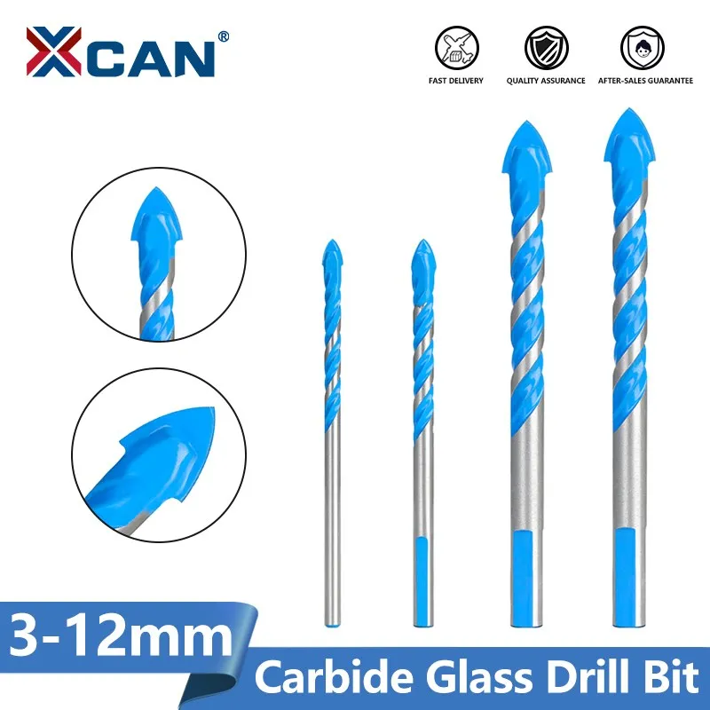 XCAN Cemented Carbide Drill Bit 3/4/5/10/12MM Ceramic Tile,Wall,Metal Drilling Tools Center Drill Bit Glass Drill Bit
XCAN Cemented Carbide Drill Bit 3/4/5/10/12MM Ceramic Tile,Wall,Metal Drilling Tools Center Drill Bit Glass Drill Bit