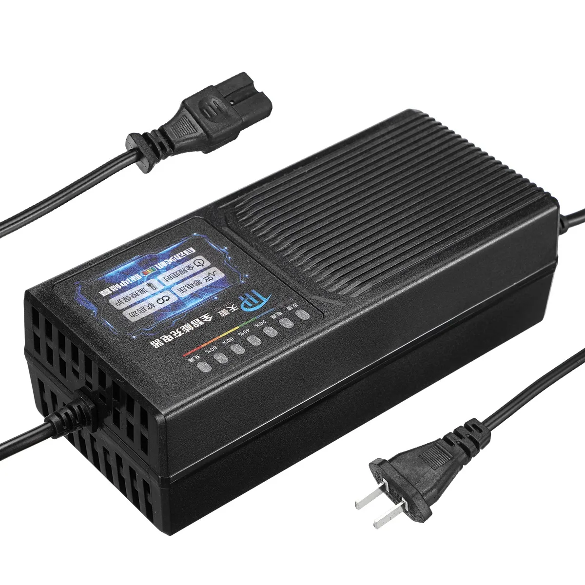72V 20AH Electric Vehicle Charger with 7 Light Power Display Current Leakage Protection Lead Acid Charger
72V 20AH Electric Vehicle Charger with 7 Light Power Display Current Leakage Protection Lead Acid Charger