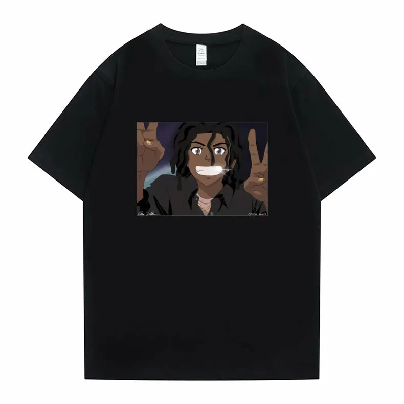 Футболка Playboi Carti в стиле хип-хоп для мужчин и женщин, крутая тенниска с короткими рукавами, крутая майка в стиле аниме, Классическая хлопкова...
Футболка Playboi Carti в стиле хип-хоп для мужчин и женщин, крутая тенниска с короткими рукавами, крутая майка в стиле аниме, Классическая хлопкова...