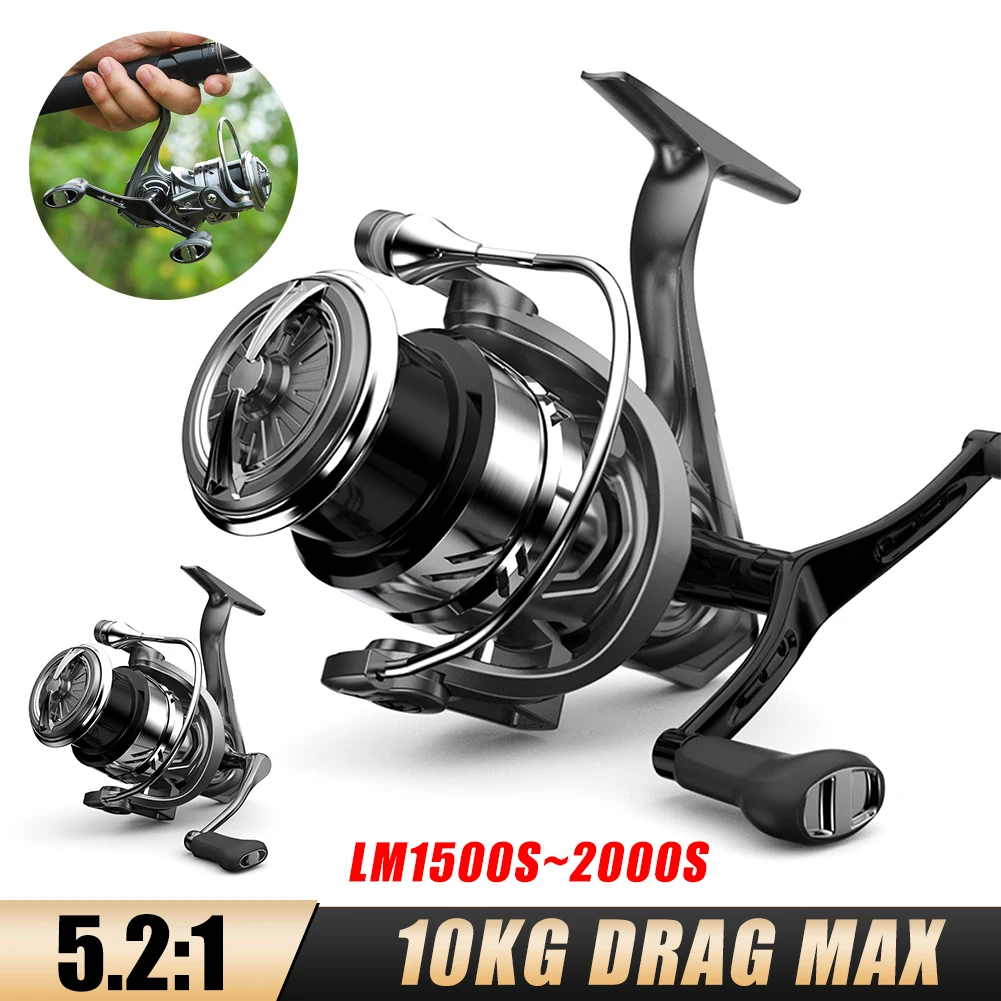 Reel Fishing LM1500 2500 Shallow Spool Single/Double Grip Spinning Reel Fishing Accessory Lure Fishing Reel Pesca Grey
Reel Fishing LM1500 2500 Shallow Spool Single/Double Grip Spinning Reel Fishing Accessory Lure Fishing Reel Pesca Grey