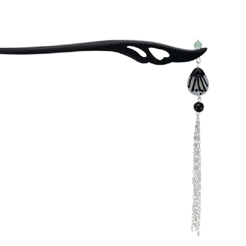 Chinese Hair Sticks Wood With Chain Wood Hair Fork Tassel Hairpin Hanfu For Updos Stitching Tassel Hairpin
Chinese Hair Sticks Wood With Chain Wood Hair Fork Tassel Hairpin Hanfu For Updos Stitching Tassel Hairpin