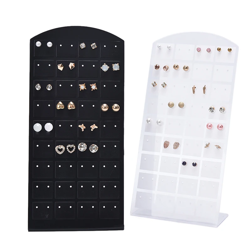 72 Holes Earrings Ear Studs Jewelry Show Plastic Jewelry Display Rack Metal Stand Storage Holder
72 Holes Earrings Ear Studs Jewelry Show Plastic Jewelry Display Rack Metal Stand Storage Holder